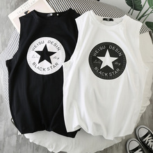 背心男潮牌潮流学生夏季外穿运动跨栏马甲ins宽松打底坎肩无袖t恤