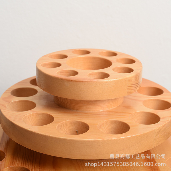 Wooden essential oil organizer