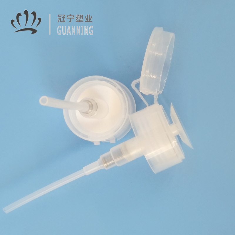 工厂供应洗甲水泵头 带锁OPI卸妆水泵 33口径卸甲油泵头