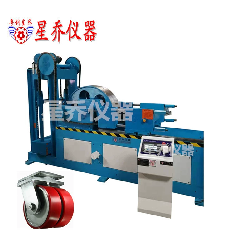 Машина испытания нагрузки колеса полиуретановой резины машины испытания нагрузки колеса баланса электрического Грузоподъемника идя