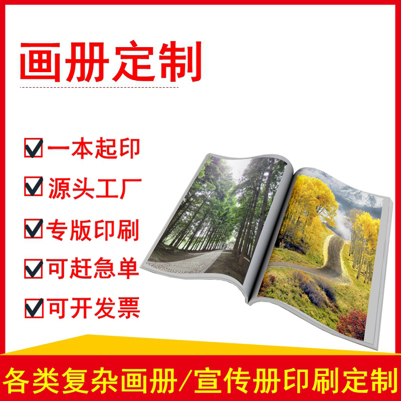 说明书印刷 彩色宣传单 单色说明书铜版纸彩页小册子折页印刷设计