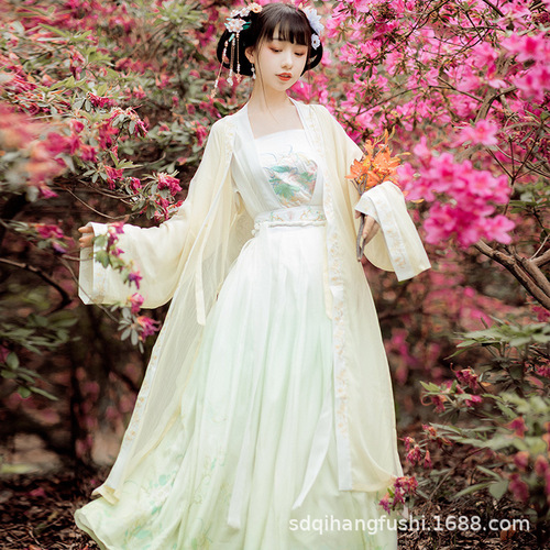 Moon night Hanfu female adult elegant country waist Ru skirt super FAIRY DRESS creative