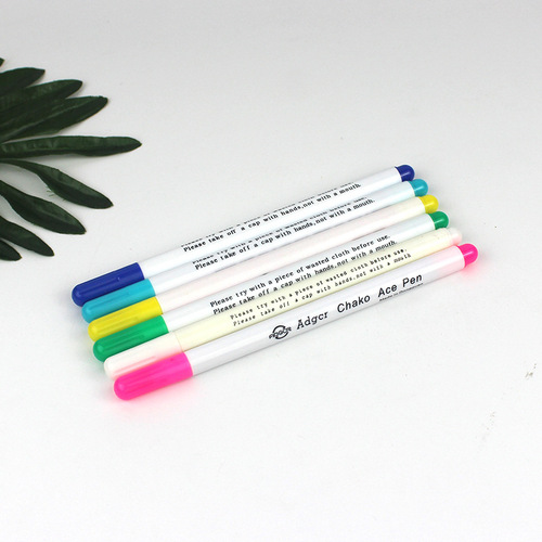 High-temperature ironing gas-erasable color pen, cutting water-soluble pen, spot leather cross-stitch patchwork clothing marker
