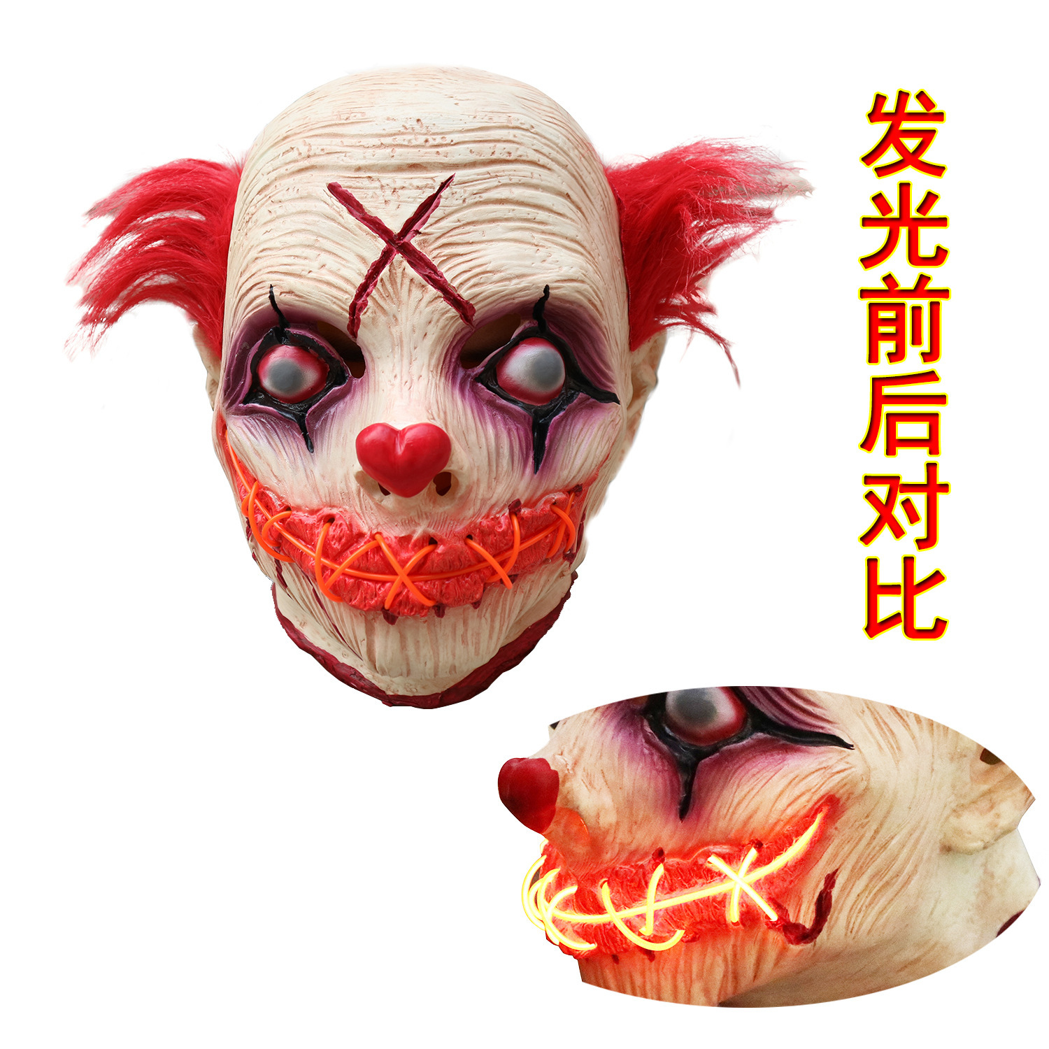 glossy mask