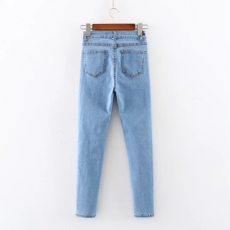 single-breasted tight-fitting jeans  NSHS31416