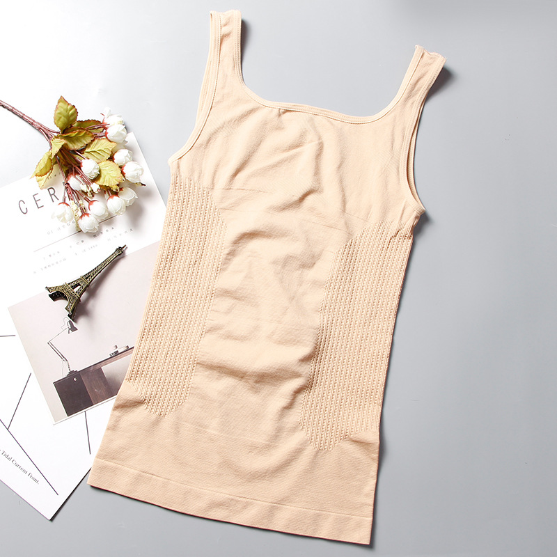 Seamless postparto vientre contratación chaleco cuerpo de las mujeres que forma superior vientre contratación corsé pecho soporte conformación cuerpo modelado cintura soporte cuerpo formación interior mujeres