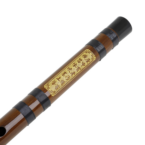 Traditional folk instrument wholesale bitter bamboo flute antique design five tones flute beginner students Chinese Dizi oriental traditional Musical Instrument