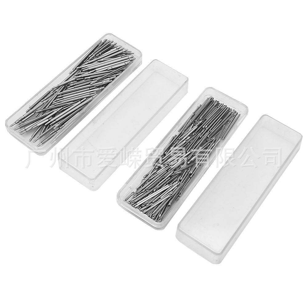 钟表工具 8-25MM生耳+发夹插销 手表表轴插销盒装 108pc手表配件