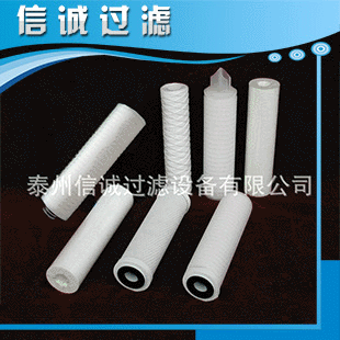 厂家推荐 空气线绕滤芯系列 pp线绕滤芯