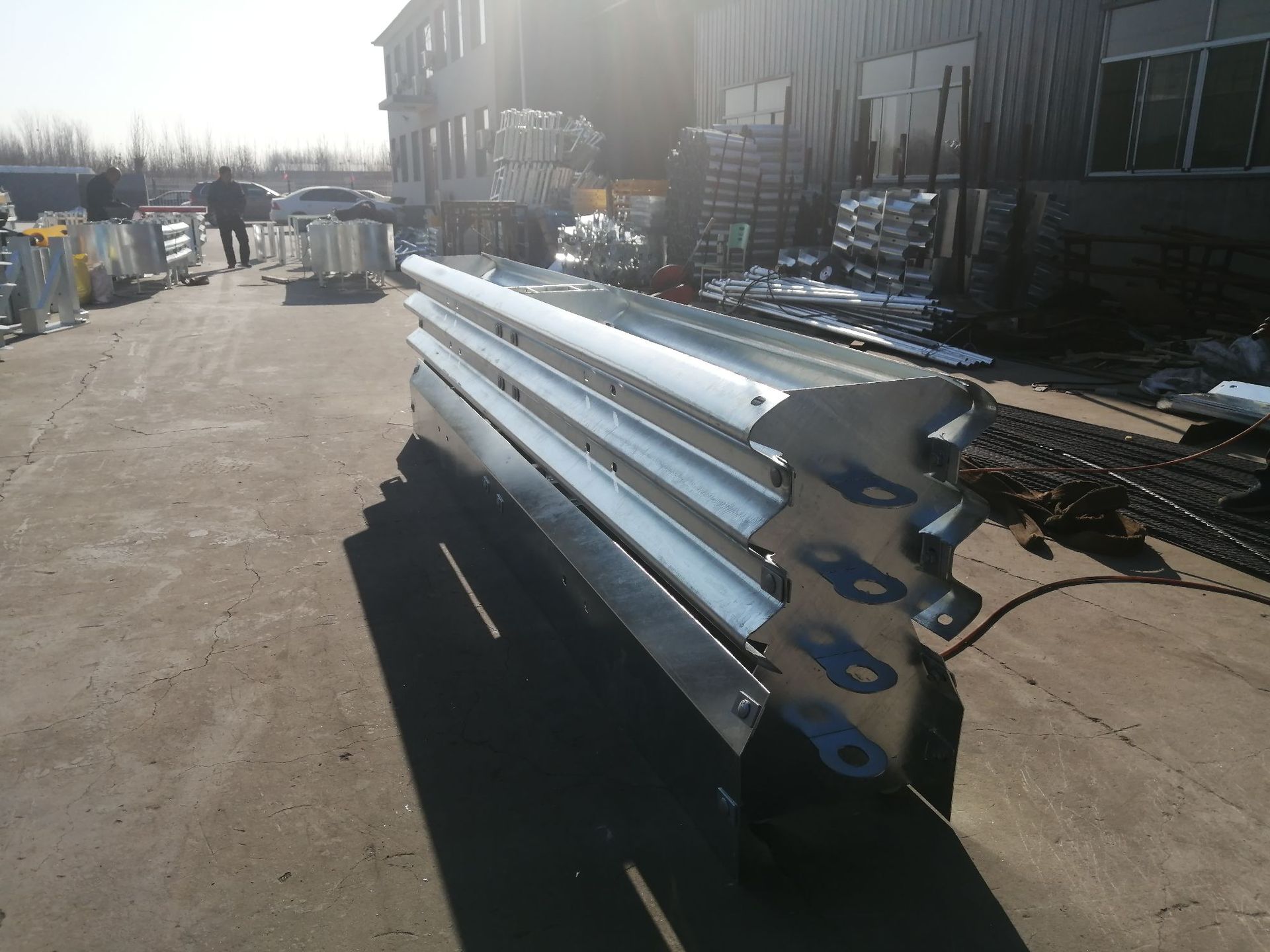 高速组合型波形梁板活动式钢护栏新型移动防撞栏杆带碰撞报告