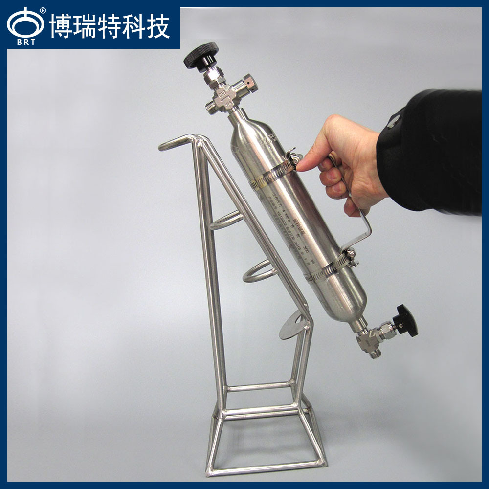BPY-J-A-500型 【304不锈钢丝焊接】LPG液化石油气采样钢瓶支架