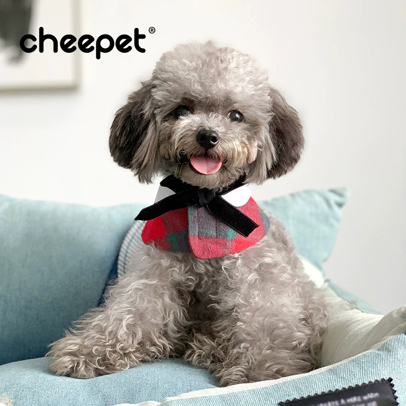 Забавные новые ювелирные изделия свежая собака кошка лук плед бархат шаль слюны полотенце завод прямые поставки