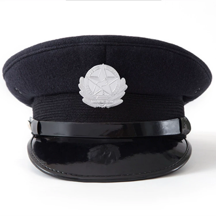 [Special offer sales] Children's somewhere is thickened plus cap emblem large blocking public security security hat PLA hat