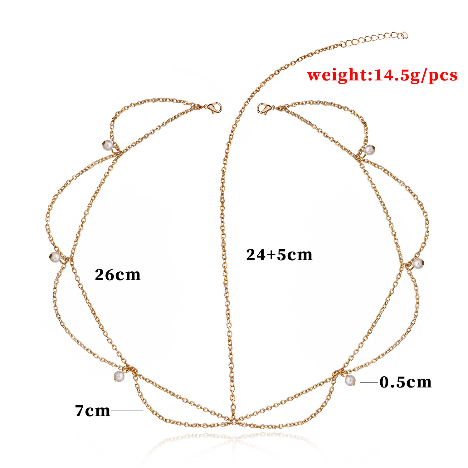15g Weight Hair Band Hair Accessories Type Pearl Inlay Material 1 Piece Quantity Daily Occasion Alloy Material Simple, Solid Color Pattern Women'S Gender Simple Style Style Tassel, Patchwork Craft Simple Style Women'S Simple Solid Color Alloy Patchwork Pearl Hair Band