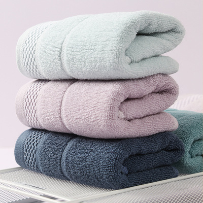 Manufactor sale adult lovers pure cotton Wash one's face Jacquard weave Merchandise towel water uptake soft Supplies wholesale customized logo
