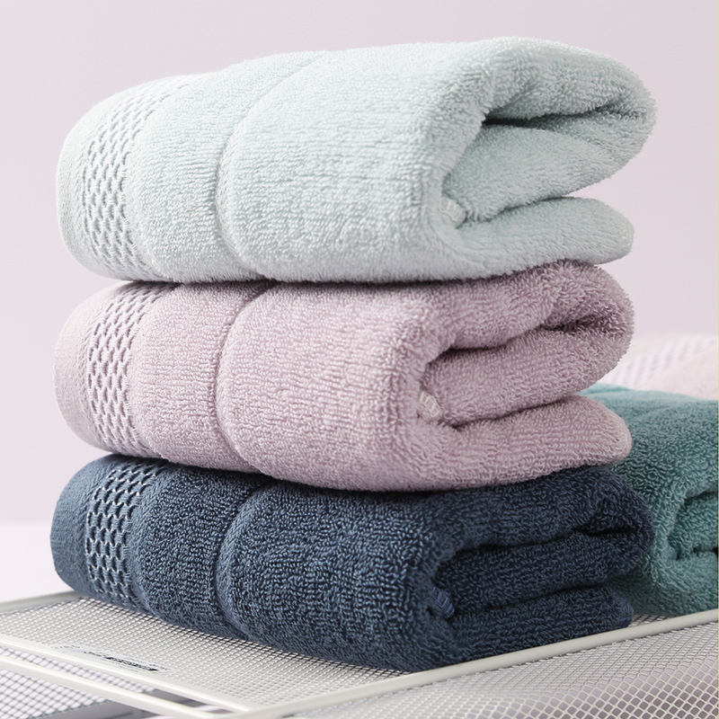 Manufactor sale adult lovers pure cotton Wash one's face Jacquard weave Merchandise towel water uptake soft Supplies wholesale customized logo