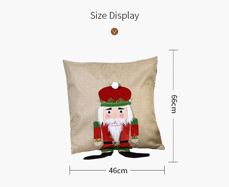 Christmas Decorations Walnut Soldier Pillowcase display picture 12