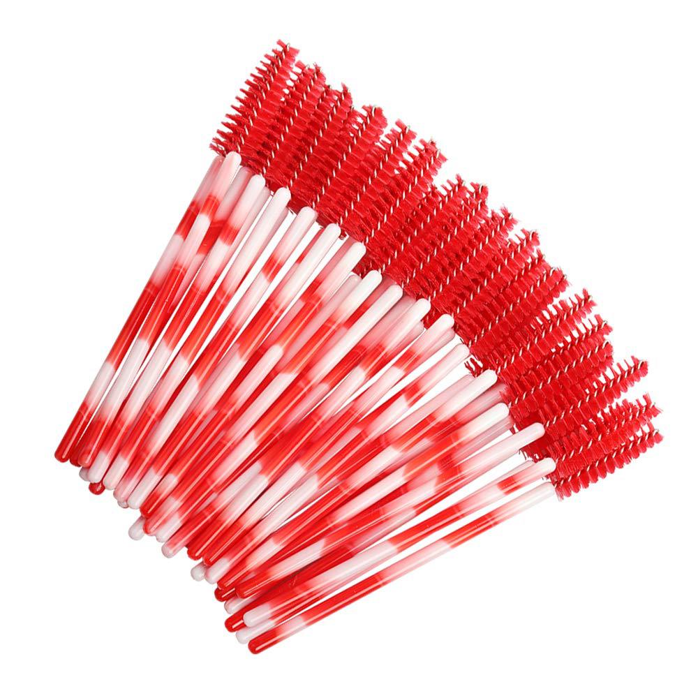 Cepillo de pestañas espiral desechable color Rod rizador de pestañas cepillo de cejas mini cepillo de pestañas peine de pestañas herramienta de maquillaje