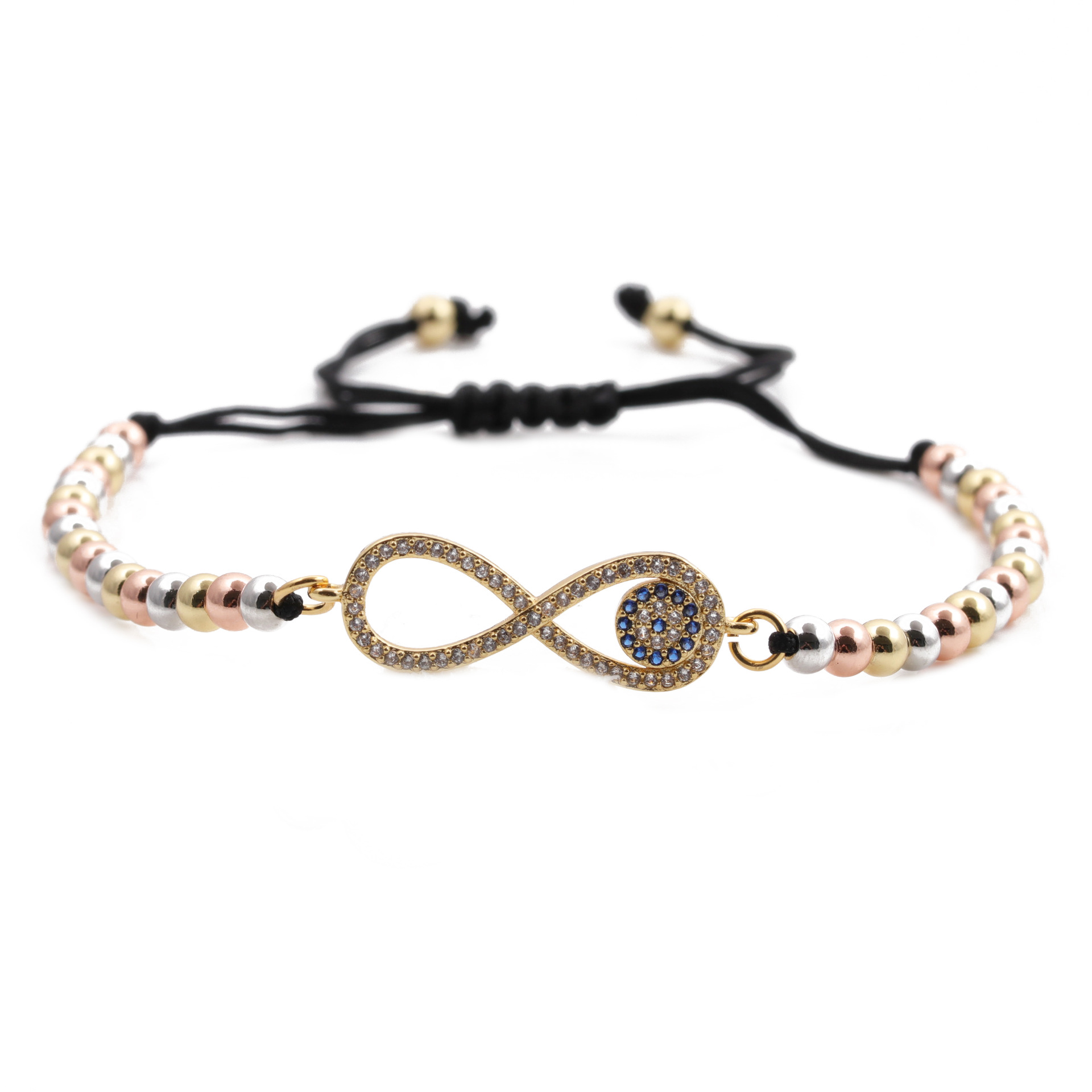 new copper love evil eye bracelet