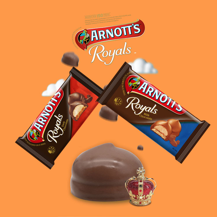 Ya Enthone Australia Original import Royal family chocolate coating milk Sandwich biscuit snacks 200g