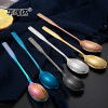 Spoon stainless steel, coffee mixing stick, tableware for feeding, Birthday gift