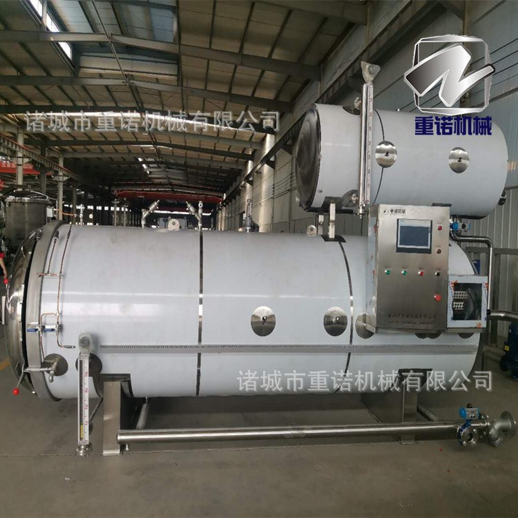 全自动酱板鸭双层水浴喷淋杀菌锅厂家直销