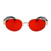 Fashionable sunglasses, metal sun protection cream, internet celebrity, city style, UF-protection, Korean style