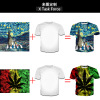 Summer children's T-shirt, top, 2020, children's clothing, European style, round collar, 3D