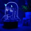 Touch night light, Japanese creative three dimensional LED table lamp, 3D, remote control