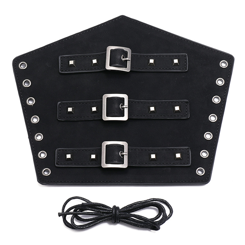 new exaggerated menu0027s leather wrist guards personality wide leather punk riding arm guards