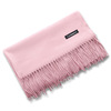 Cashmere, colored scarf, winter cloak with tassels, Korean style, increased thickness