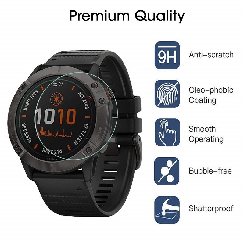 Applicable to Jiaming FENIX6 6SPRO tempered glass film Garmin 6X Pro watch screen protection film