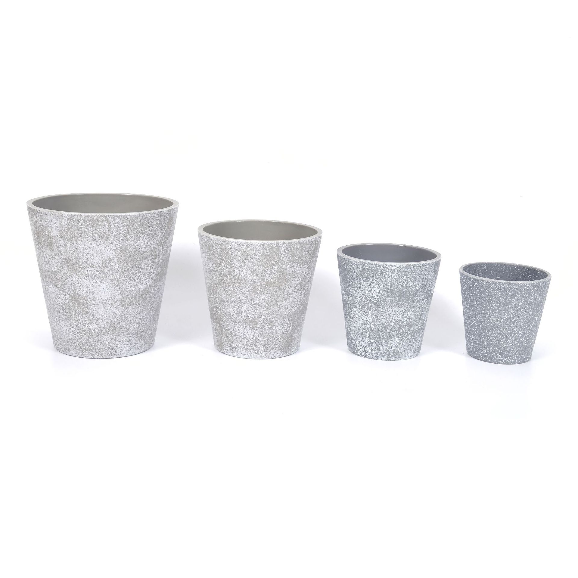 The manufacturer supplies simple Nordic retro cement round flowerpots, desktop potted plants, green plant POTS and succulent flowerpots detail image 1