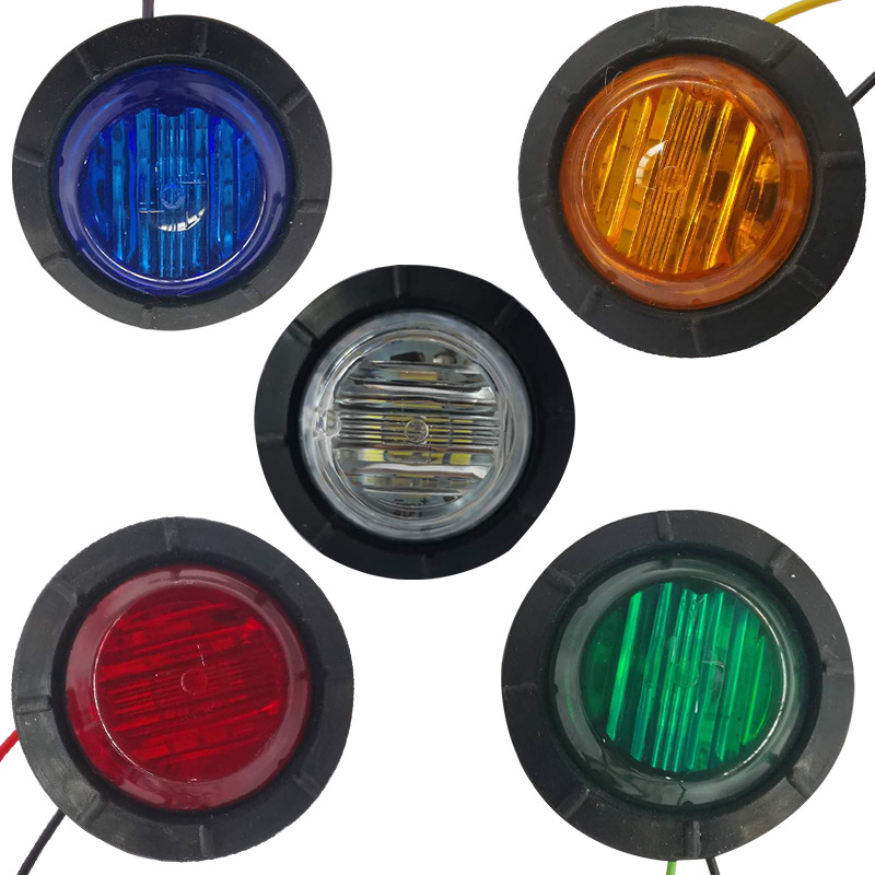 Lámpara de señal de la luz trasera del remolque redondo del camión del LED