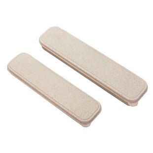 Wheat Straw Portable Cutlery Box Stainless Steel Glass Straw Box Large Kidsren's Cutlery Box Can Be Customized with Logo