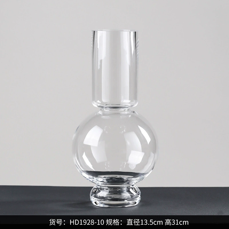 Glass geometric decorations, home decor, simple and elegant design