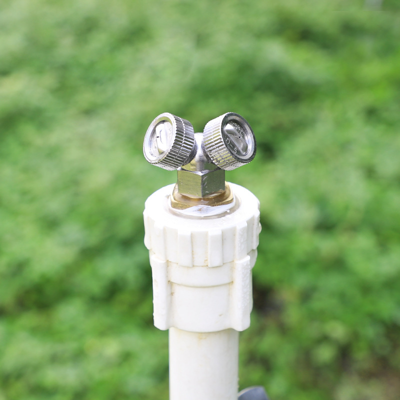 4 puntos de pulverización de pulverización de alta presión de cobre, jardín de la villa, equipos agrícolas de riego agrícola, pulverización de polvo sin impuestos