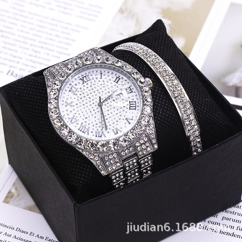 wrist watch set 新款手表女士外贸跨境镶钻 wrist watches women