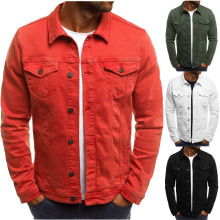 men slim boy casual denim jacket men jeans jacket ţмп