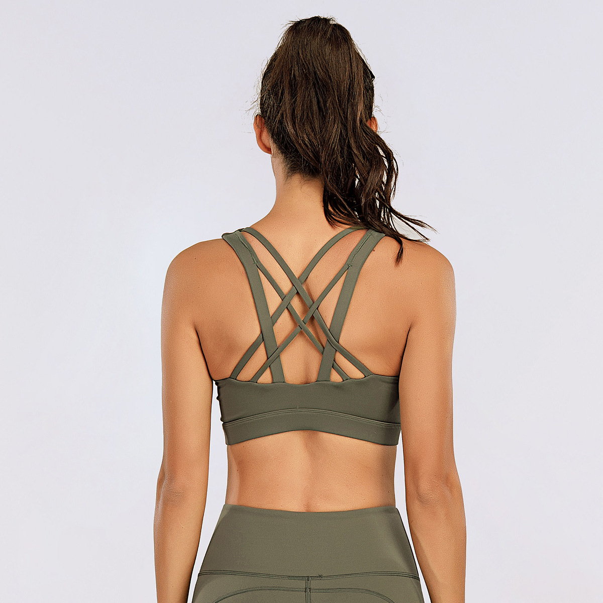 European And American Pop Print Fitness Anti Shock Yoga Suit Suit Women Zebra Pattern Quick Dry Yoga Sports Underwear