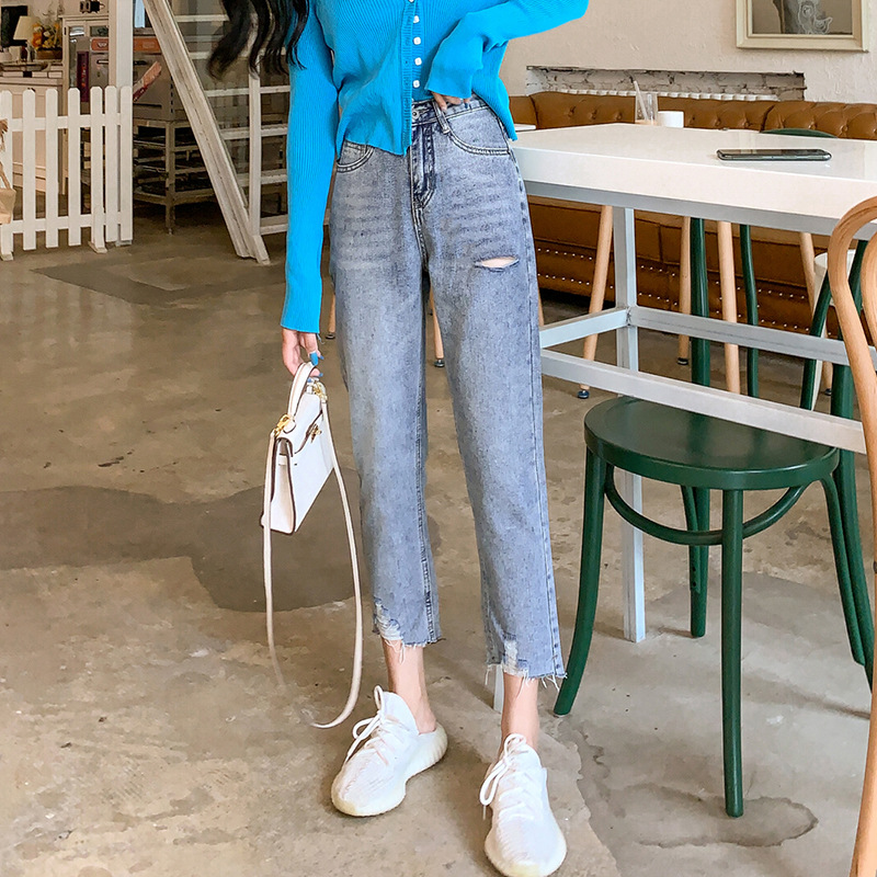 Pantalon léger femme en coton - Ref 3430260 Image 1