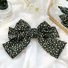 Red hairgrip with bow, hairpin, hairpins, hair accessory, simple and elegant design, Lolita style