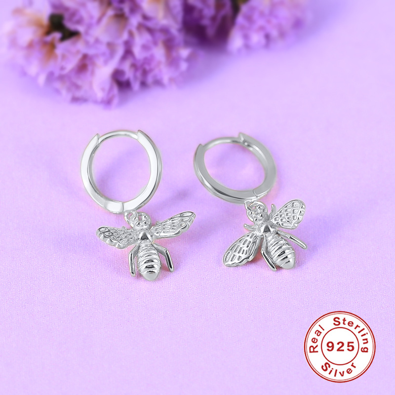 925 Sterling Silver Ear Needle Material 18K Gold Plated Plating Material 1 Pair 18K Gold Plated 925 Sterling Silver Drop Earrings