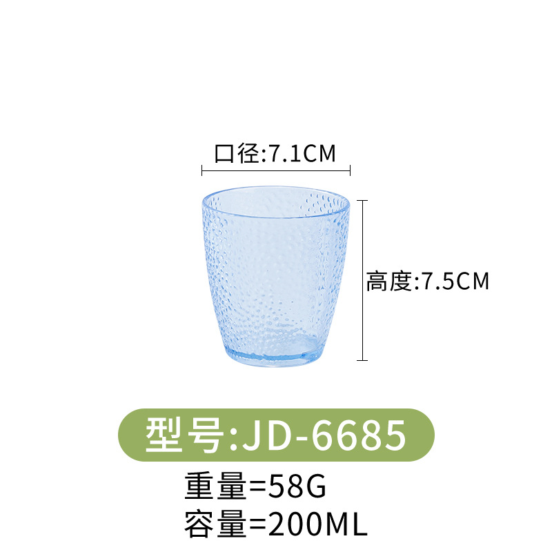 1+1 해외직구 플라스틱컵 // JD-6685라이트블루