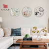 Yiyun New Chinese style Restaurant a living room Decorative painting bedroom Entrance Triplet Hanging picture sofa Walls painted One piece On behalf of