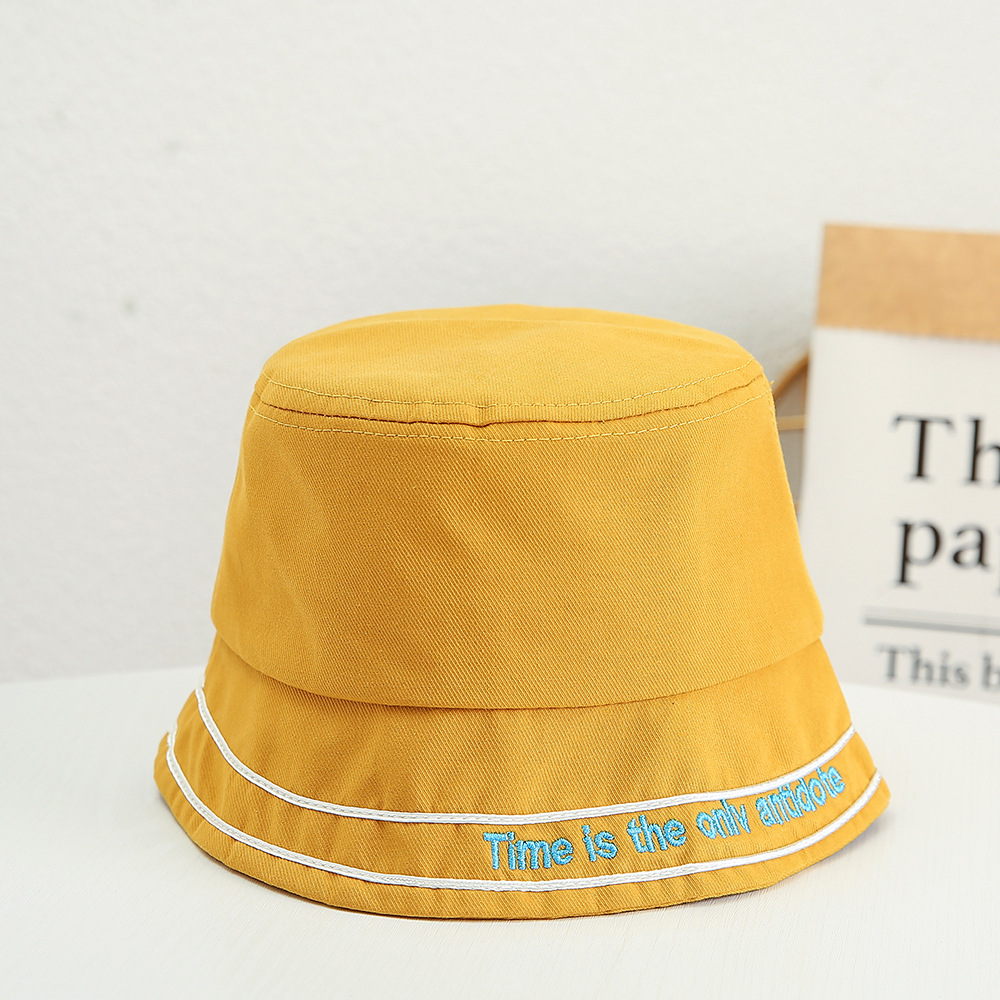 Hat Children Fisherman Hat Summer Fashion Sun Hat New Sunscreen Sun Hat Korean Child Big Edge Basin Hat display picture 1