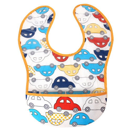 Baby Meal Mat Waterproof Stereoscopic Anti-Dirty Meal Bag Child Feeding Drool Bag Pure Cotton Cartoon Super Soft Meal Bag 