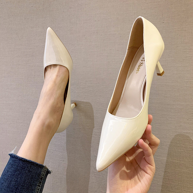 Fashion pointed shallow mouth high heels sexy thin women’s single shoes thin heels women’s shoes