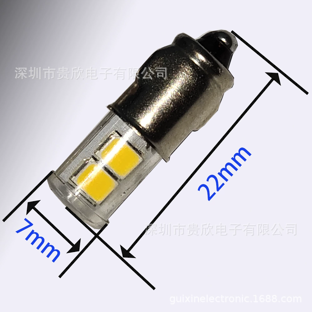 Автомобильный свет светодиодный индикатор BA7S индикатор белого света подсветка MF6 Автомобильная приборная лампа