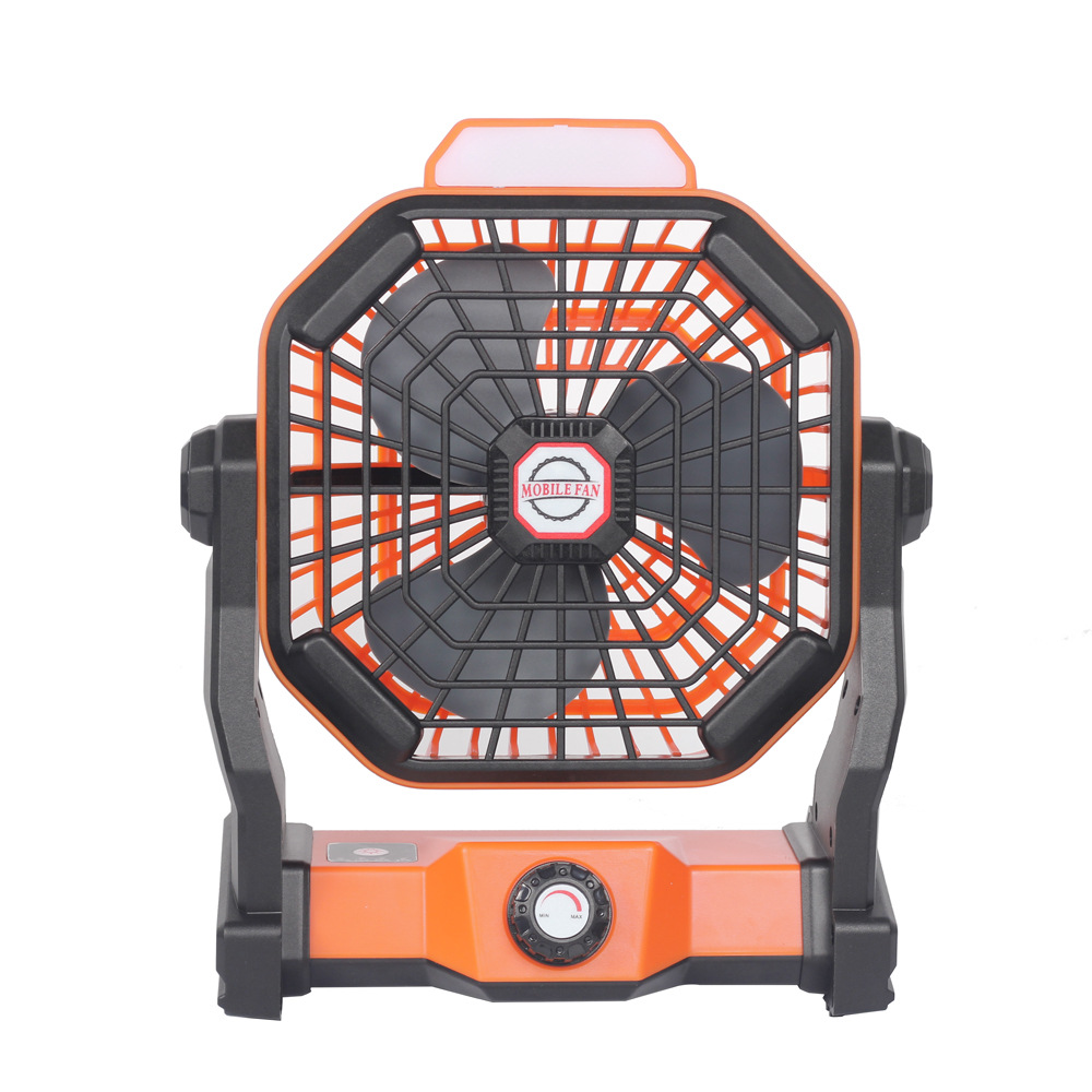 工廠跨境X20便攜12V戶外USB充電寶露營野營帶燈風扇